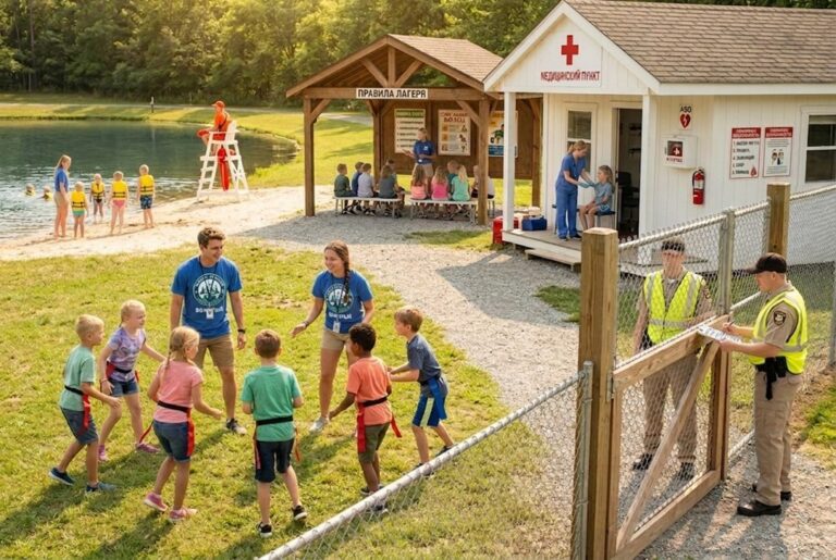 безопасность в лагере