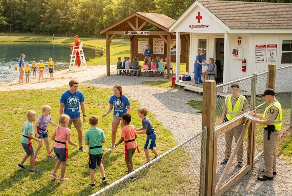 безопасность в лагере